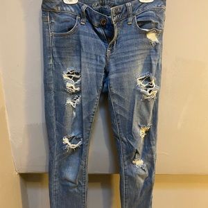 AE ripped jegging